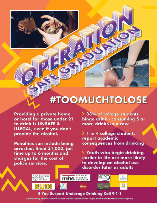 Operation Safe Graduation poster
