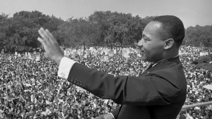 MLK during his speech
